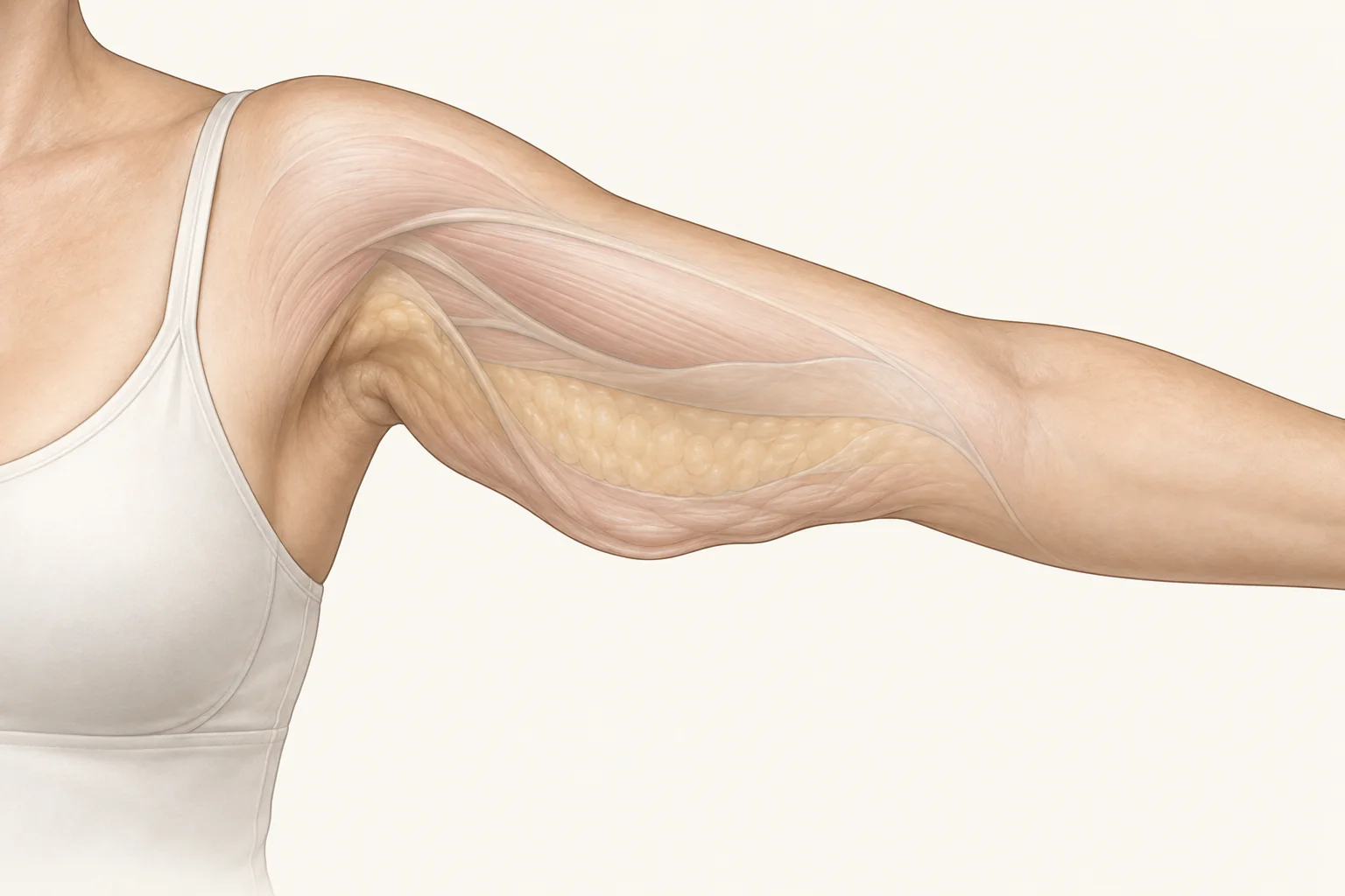 Arm Lift (Brachioplasty) — educational medical illustration