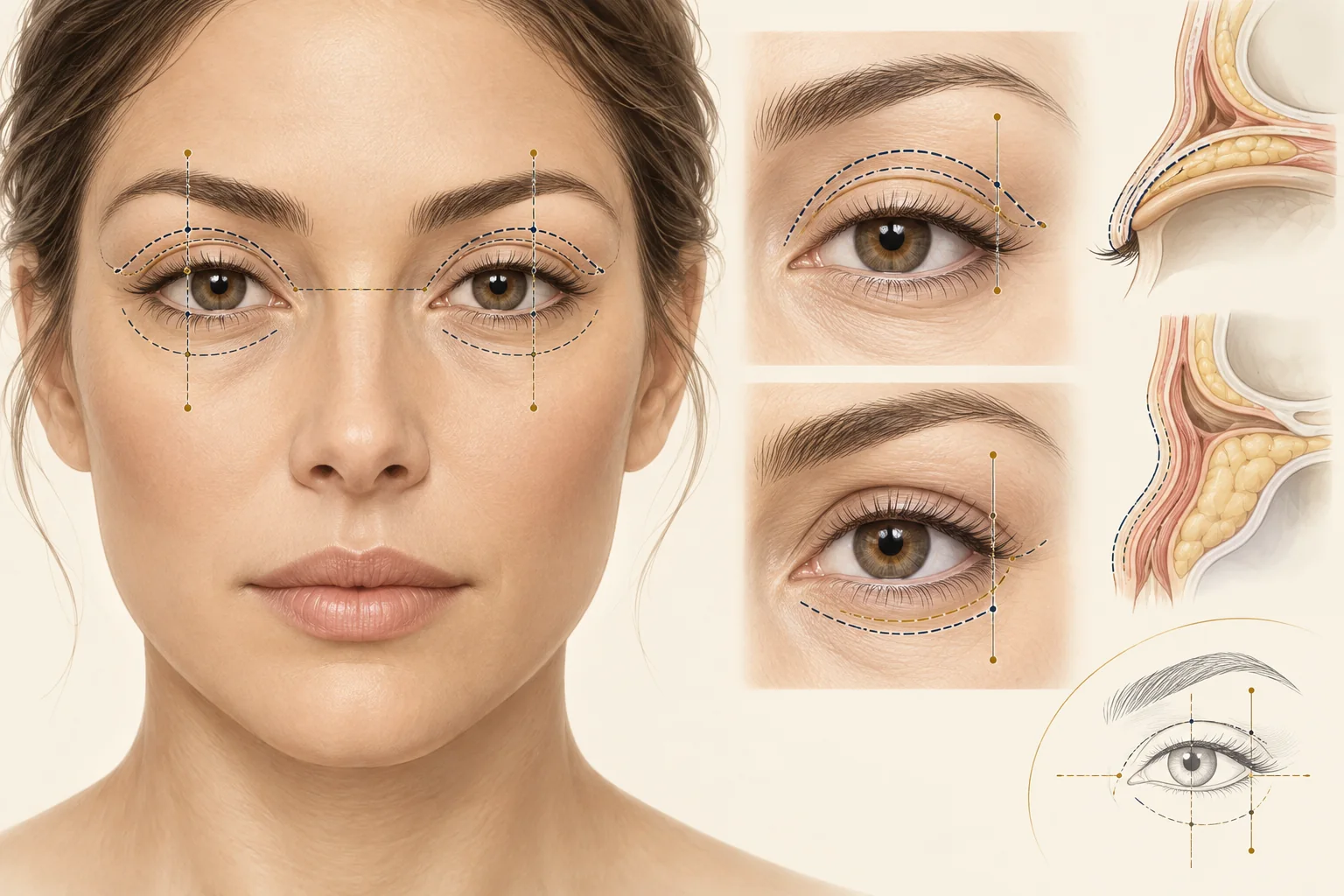 Blepharoplasty (Eyelid Surgery) — conceptual assessment diagram