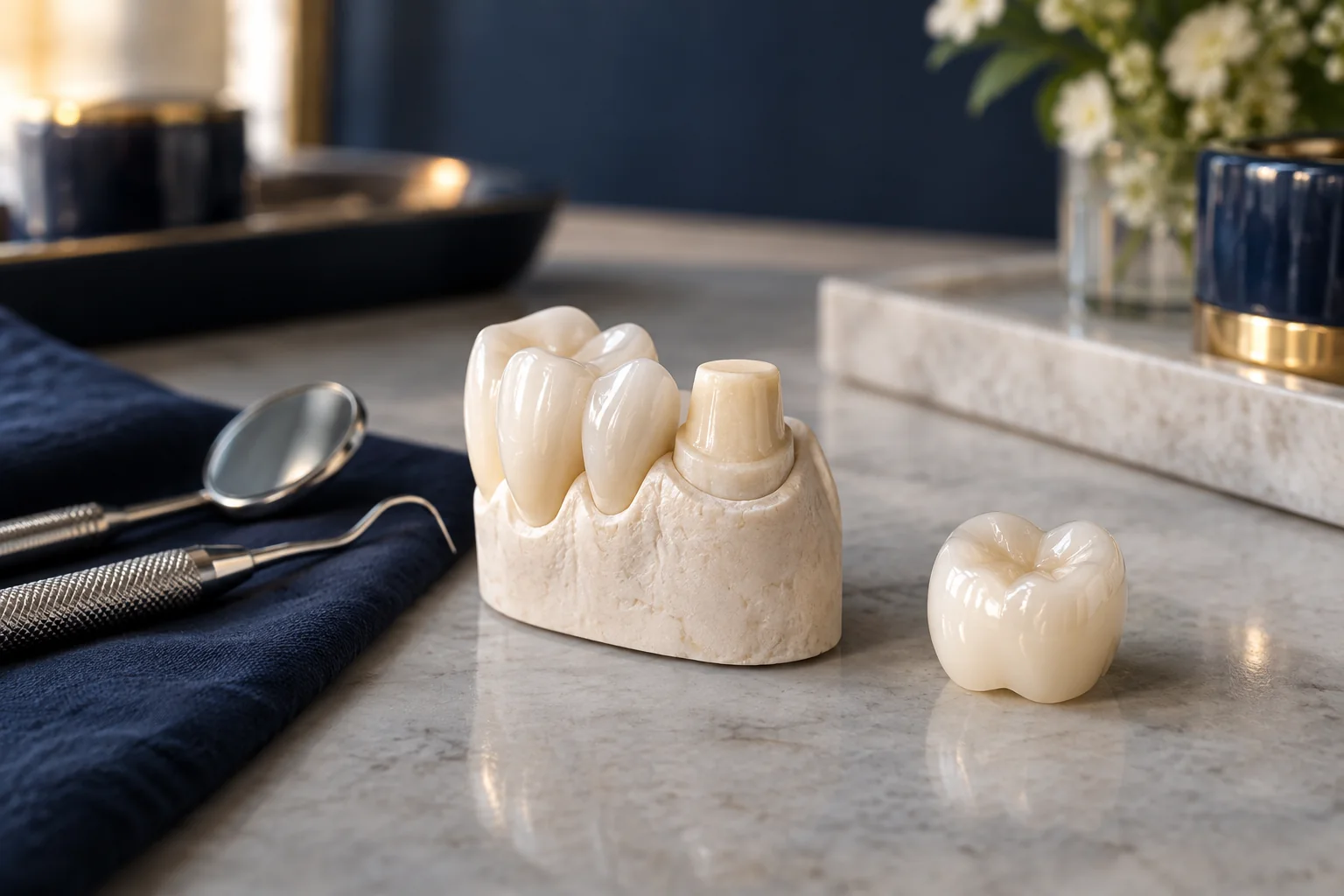 Dental Crowns — AI-generated representative visual