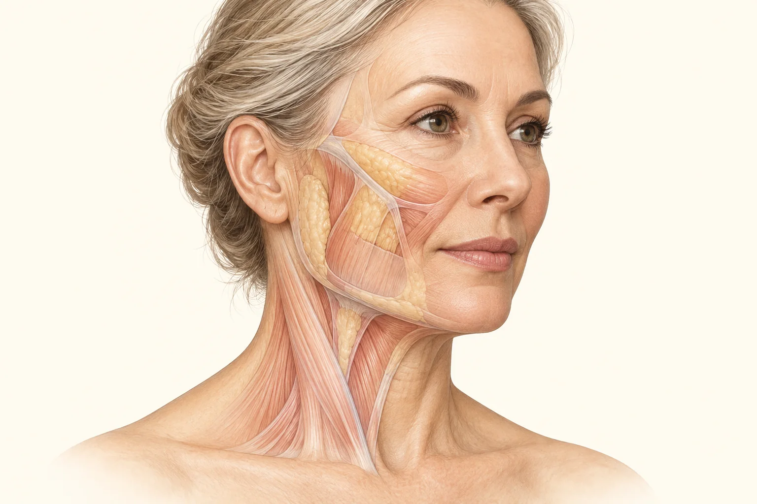 Facelift — educational medical illustration