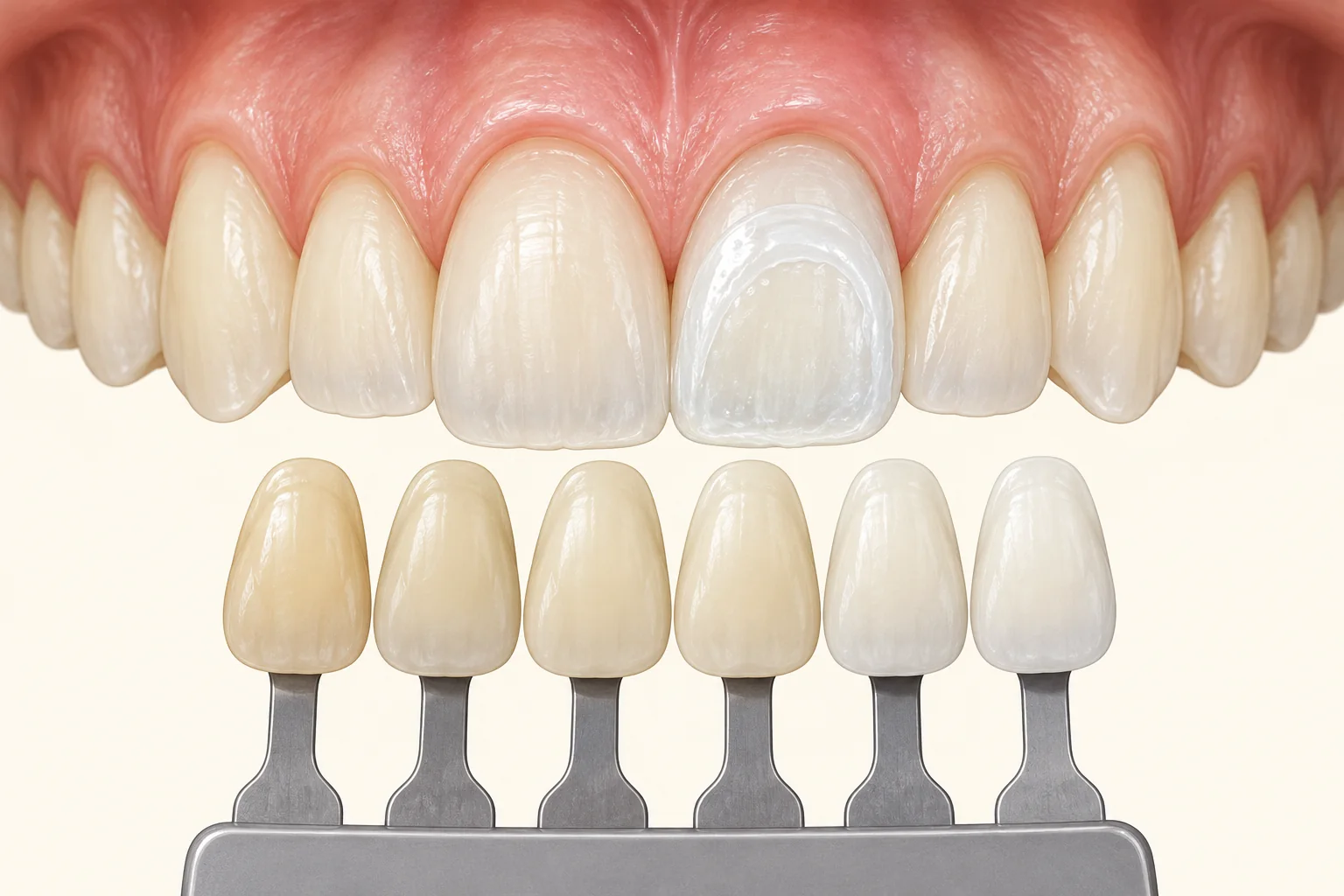 Teeth Whitening — educational medical illustration